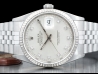Rolex|Datejust 36 Argento Jubilee Silver Lining Diamonds Dial |16234